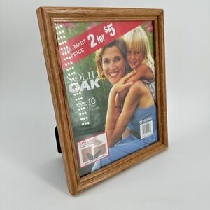 Decorel Solid Oak Wood Picture Frame 8x10 Natural Honey Finish Tabletop Wall